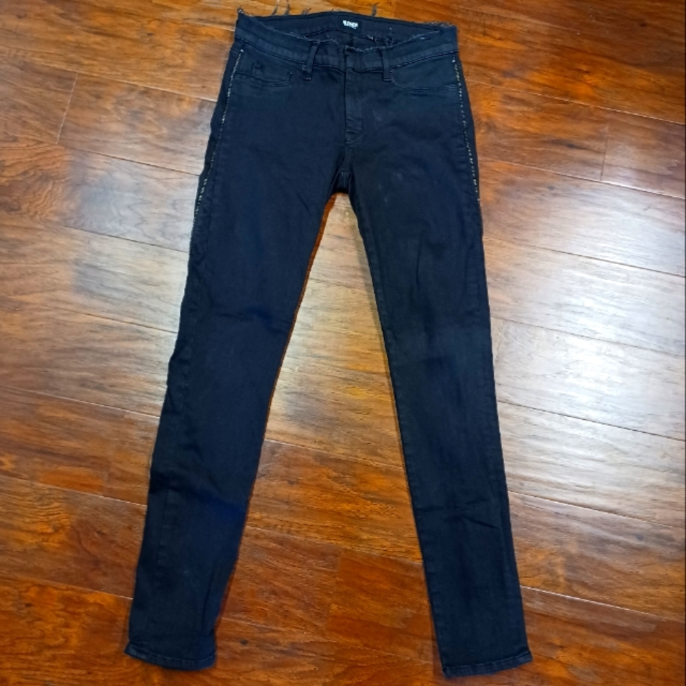Hudson Spirit Punk Super Skinny black jeans